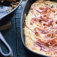 Ham-and-Swiss Pizza