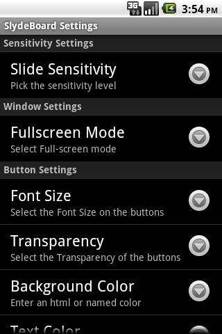 SlydeBoard: Fast Full Keyboard