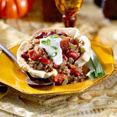 Chili in a Biscuit Bowl