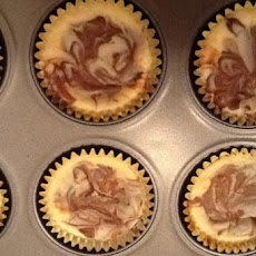 Mini Marbled Cheesecakes
