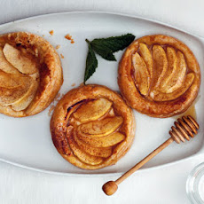 Apple, Goat Cheese, and Honey Tartlets
