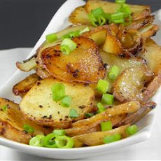 BBQ Potatoes with Green Onions