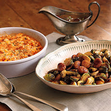 Caramelized Chestnuts and Brussels Sprouts
