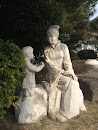 Mother and Son Statue