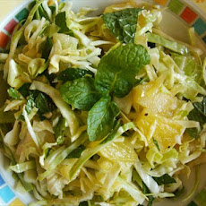 Pineapple-Mint Coleslaw