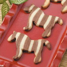 Zebra Butter Cookies