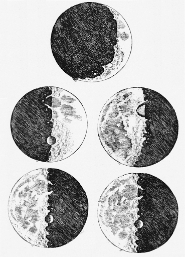 Galileo Galilei Bozzetti Luna 