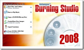 Ashampoo Burning Studio 2008