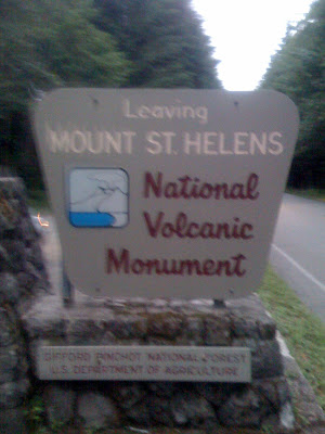 Leaving Mt. St. Helens