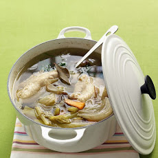Poached Chicken Breasts and Chicken Broth
