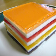 Ribbon Jello Salad from Mrs. B