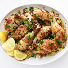 Pan-Roasted Chicken With Leeks