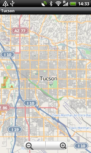 Tucson Street Map