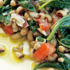 Black-Eyed Peas with Spinach Recipe