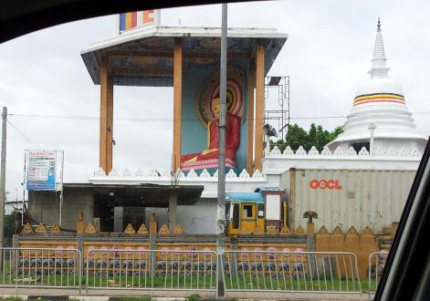 Buddha Statue and Temple