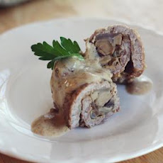Zrazy Zawijane (polish Beef Roulade in Sour Cream Sauce)