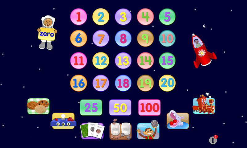 Android application Starfall Numbers screenshort