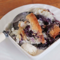 Gluten-Free Texas-Style Blueberry Cobbler