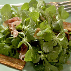 Mache, Prosciutto, and Parsnip Salad