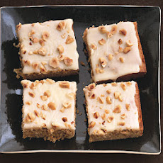Ginger-Squash Cake with White Chocolate Frosting