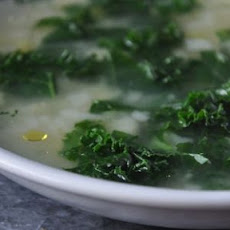 Colleen's Garlic and Greens Soup