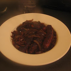 Sticky Onion Marmalade Sausages