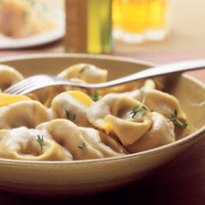 Chicken and Prosciutto Tortelloni Gratinato
