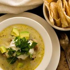 Turkey enchilada verde soup