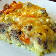 Sausage and Cheese Breakfast Casserole