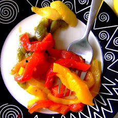 Quick and Tangy Marinated Sweet Peppers