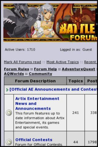 Artix Entertainment Forums