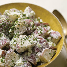 Warm Potato Salad with Goat Cheese