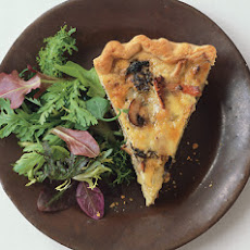 Mushroom and Fontina Quiche