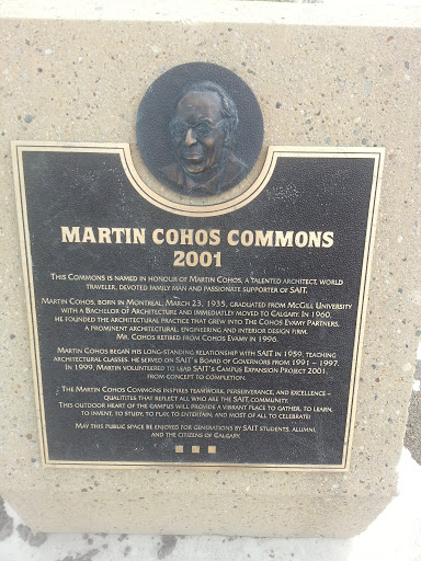 Martin Cohos Memorial Plaque 