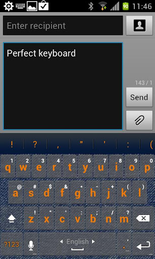 Jeans Keyboard Skin