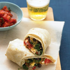 Burritos with Squash and Goat Cheese