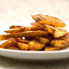 Baked Garlic Curry Fries