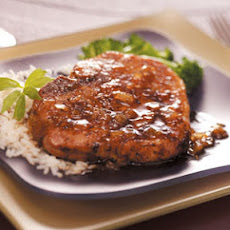 Pork Chops with Ginger Maple Sauce Recipe