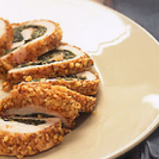Walnut-Crusted Chicken with Spinach Stuffing