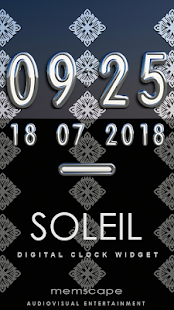How to install SOLEIL Digital Clock Widget lastet apk for bluestacks