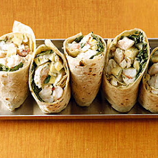Mango and Shrimp Wraps
