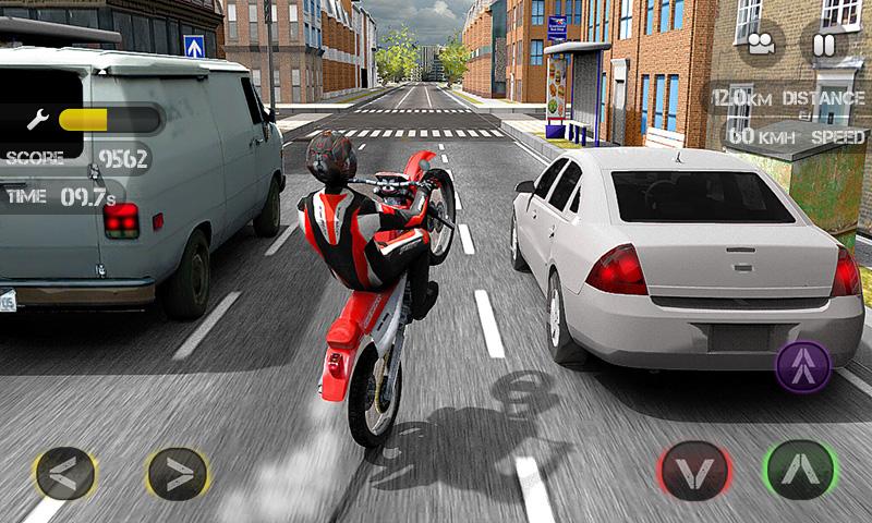 Android application Race the Traffic Moto screenshort