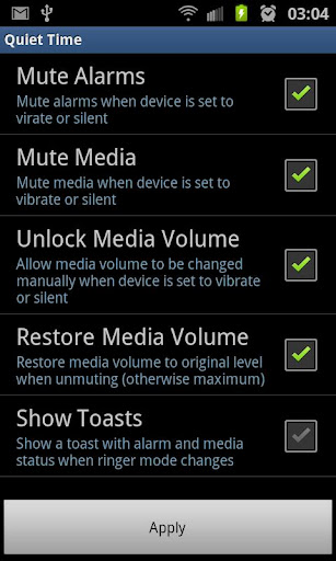 Mute Alarms