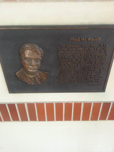Fred W. Smith Plaque