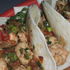 Chicken Tacos With Charred Tomatoes