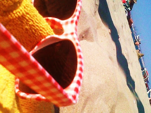 Gafas de sol de cuadros de Vichy