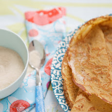 Millet and chestnut crêpes