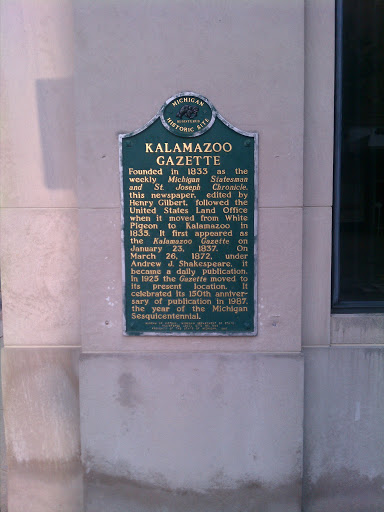 Historic Kalamazoo Gazette