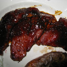 Molasses Glazed Ham Steak