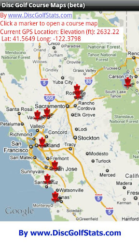 Disc Golf Course Maps